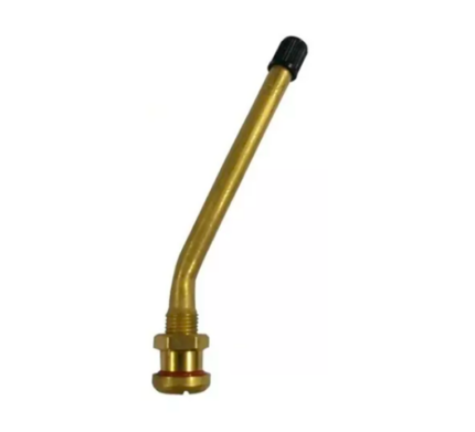 Válvulas Curvas Picos Bronce Para Llanta Camión